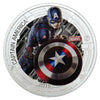 COLLECTABLE &#8211; 2015 Niue Marvel Avengers: Age of Ultron &#8211; Captain America 1oz Silver Colourised Proof