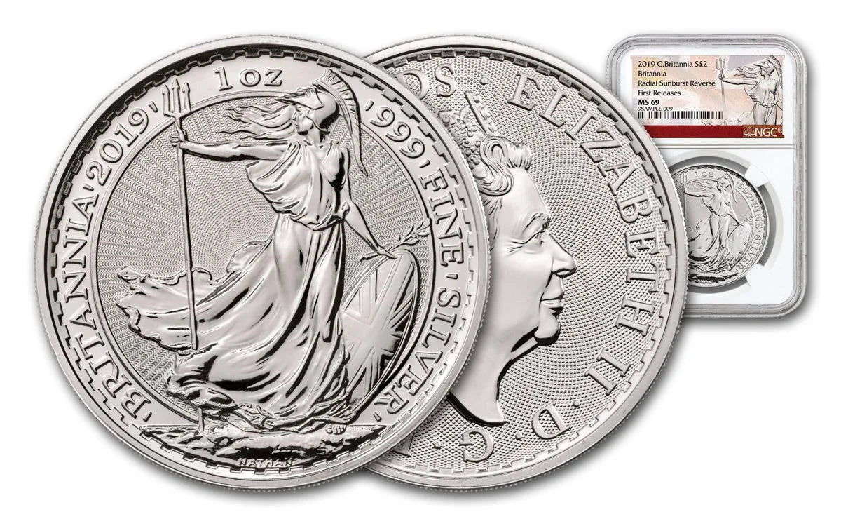 COLLECTABLE – MS69 Britannia 1oz Silver Numismatic – EU
