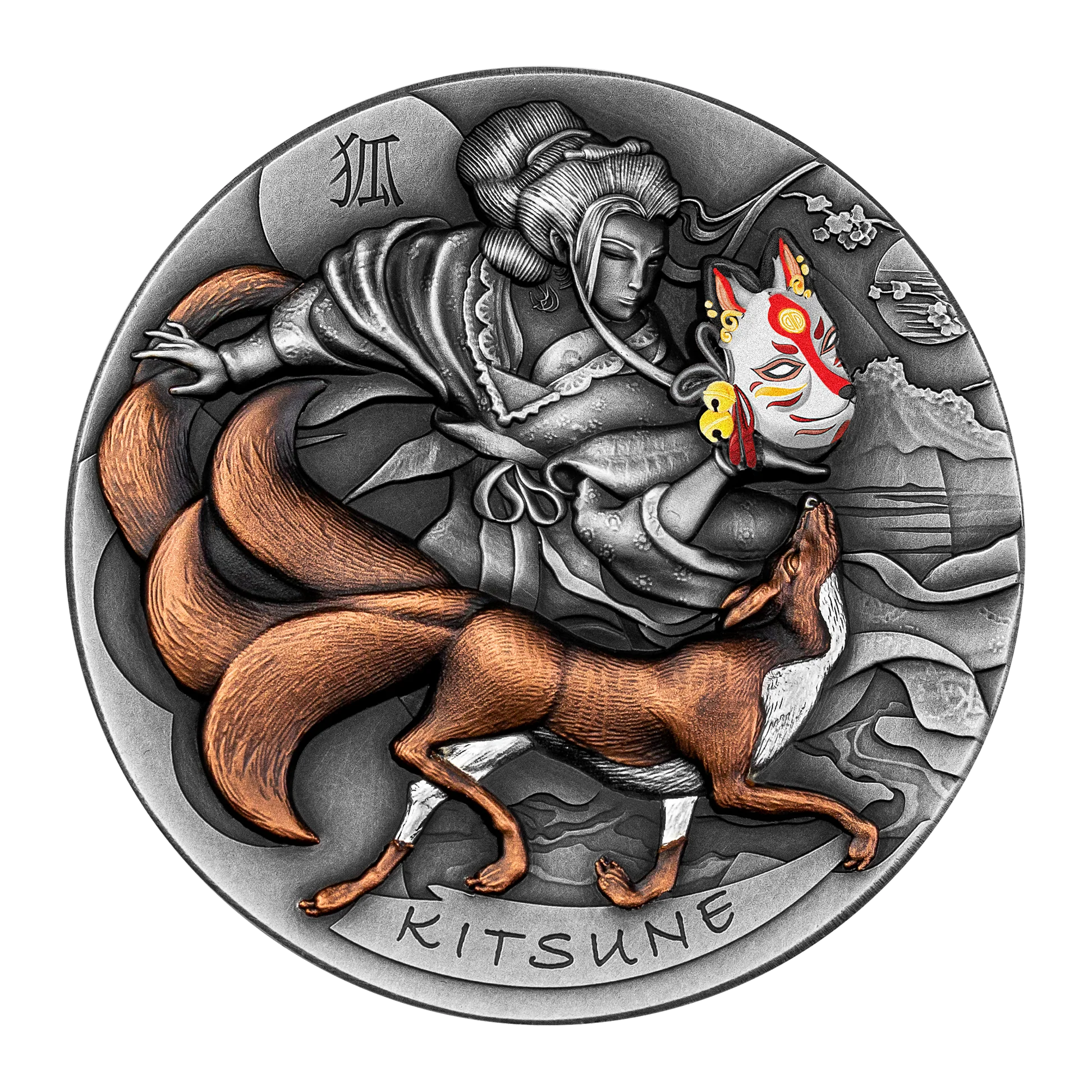 2022 Niue KITSUNE 2 oz Silver Coin MS 70 – EU