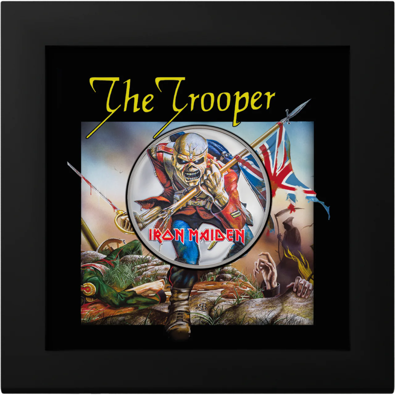 2023 Cook Island EDDIE THE TROOPER – IRON MAIDEN 1 oz Silver Coin – EU