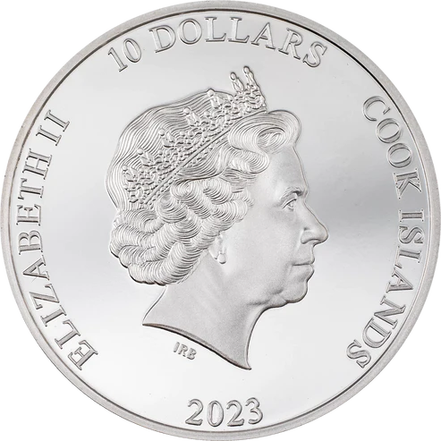 2023 Cook Island HALF DOME – PEAKS 2 oz Silver Coin – EU