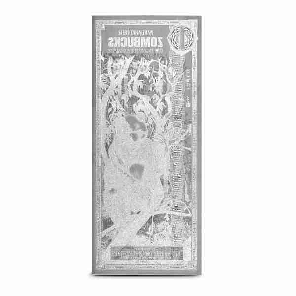 2026 Zombucks PANDAMONIUM 1/1000 oz Silver Note X5 - UK