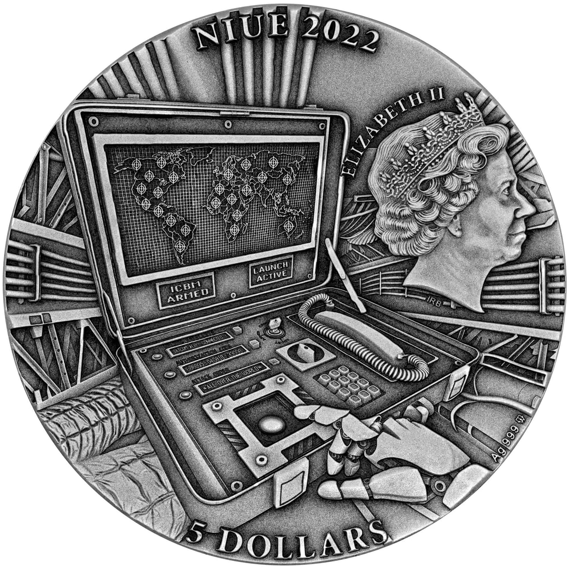 MEMORY End of Humanity 2oz Silver Coin Niue 2021 – UK