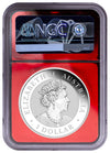 2022-P AUSTRALIA 1 OZ SILVER WEDGE-TAILED EAGLE $1 COIN MS70 RED FOIL MERCANTI SIGNED FLAG LABEL